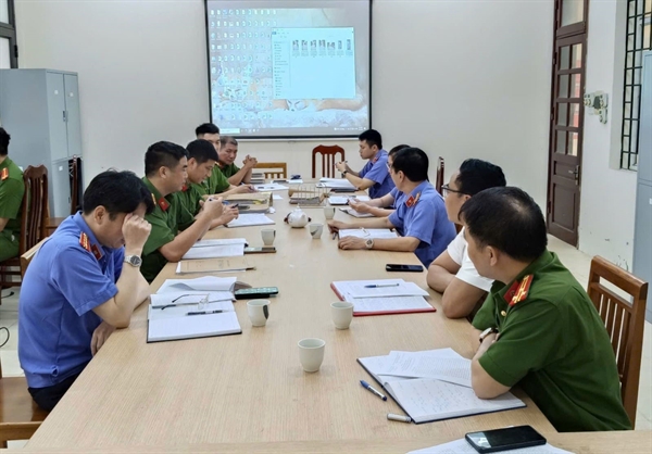 Viện kiểm sát – Tòa án – Cơ quan CSĐT Công an huyện Chương Mỹ họp liên ngành tháo gỡ khó khăn, vướng mắc trong giải quyết vụ án, vụ việc tạm đình chỉ